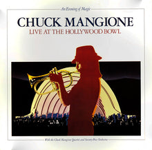 Laden Sie das Bild in den Galerie-Viewer, Chuck Mangione : Live At The Hollywood Bowl (An Evening Of Magic) (2xLP, Album, San)

