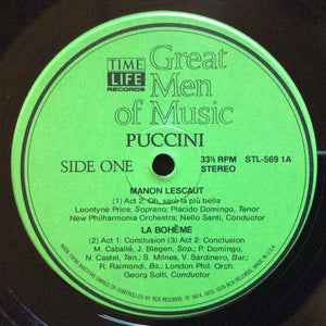Puccini* : Great Men Of Music (4xLP, Album, Comp + Box)
