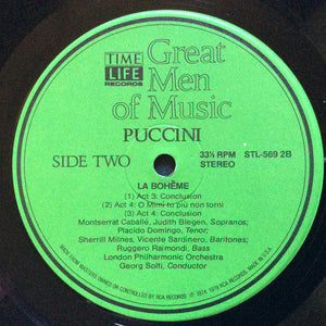 Puccini* : Great Men Of Music (4xLP, Album, Comp + Box)