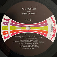 Load image into Gallery viewer, Pete Fountain : Pete Fountain At The Bateau Lounge (LP, Album, RP)
