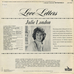 Julie London : Love Letters (LP, Album)