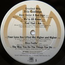 Charger l'image dans la galerie, Rita Coolidge : Greatest Hits (LP, Comp, San)
