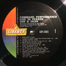 Load image into Gallery viewer, Jan &amp; Dean : Command Performance (LP, Album, Mono, Mon)
