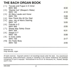 Bach*, Philip Brunelle : The Bach Organ Book (CD, Album, RE)