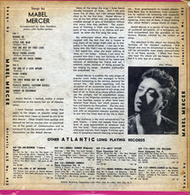Charger l'image dans la galerie, Mabel Mercer : Songs By Mabel Mercer, Volume One (10", Album, Yel)
