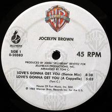 Laden Sie das Bild in den Galerie-Viewer, Jocelyn Brown : Love's Gonna Get You (12", Maxi, Spe)
