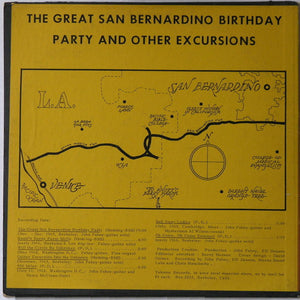John Fahey : Guitar Vol. 4 / The Great San Bernardino Birthday Party And Other Excursions (LP, Album, RP)