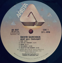Load image into Gallery viewer, David Sancious : Just As I Thought (LP, Album, Ter)
