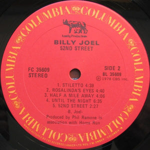 Billy Joel : 52nd Street (LP, Album)