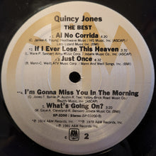 Laden Sie das Bild in den Galerie-Viewer, Quincy Jones : The Best (LP, Comp, C M)
