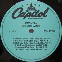 Laden Sie das Bild in den Galerie-Viewer, Bob Seger System : Mongrel (LP, Album, RE)
