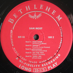 Sam Most Sextette* : I'm Nuts About The Most....Sam That Is! (LP, Mono)