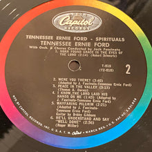 Laden Sie das Bild in den Galerie-Viewer, Tennessee Ernie Ford : Spirituals (LP, Album, Mono, Los)
