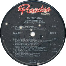 Load image into Gallery viewer, Leon Russell : Americana (LP, Album, LA )
