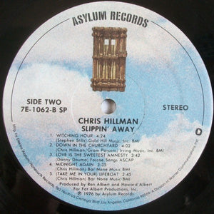 Chris Hillman : Slippin' Away (LP, Album, SP )