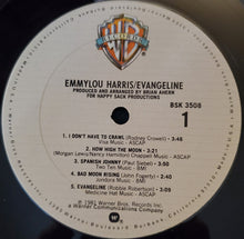 Laden Sie das Bild in den Galerie-Viewer, Emmylou Harris : Evangeline (LP, Album, Club, Ter)
