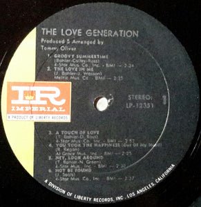 The Love Generation (2) : The Love Generation (LP, Album)
