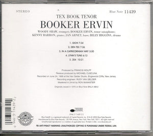 Booker Ervin : Tex Book Tenor (CD, Album, Ltd, RE)
