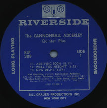 Laden Sie das Bild in den Galerie-Viewer, The Cannonball Adderley Quintet : Plus (LP, Album, Mono)
