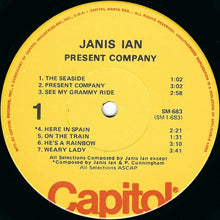 Load image into Gallery viewer, Janis Ian : Present Company (LP, Album, RE)
