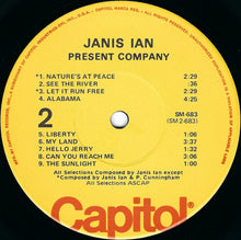 Load image into Gallery viewer, Janis Ian : Present Company (LP, Album, RE)
