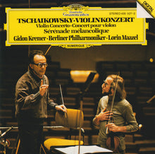 Load image into Gallery viewer, Peter Tschaikowsky*, Gidon Kremer, Berliner Philharmoniker, Lorin Maazel : Violinkonzert = Violin Concerto = Concert Pour Violon / Sérénade Mélancolique (CD, Album, RE)
