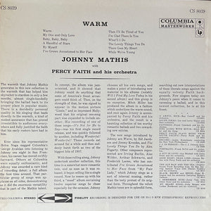 Johnny Mathis : Warm (LP)