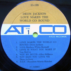 Deon Jackson : Love Makes The World Go Round (LP, Mono, Mis)