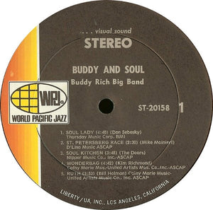 Buddy Rich Big Band : Buddy & Soul (LP, Album)