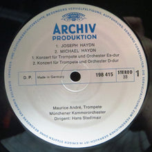 Load image into Gallery viewer, Joseph Haydn / Michael Haydn / Franz Xaver Richter / Johann Melchior Molter, Maurice André, Jost Michaels, Münchener Kammerorchester, Hans Stadlmair : Trompetenkonzerte / Klarinettenkonzert (LP)
