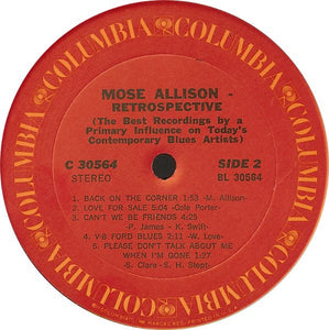 Mose Allison : Retrospective (LP, Comp, San)