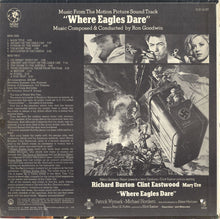 Laden Sie das Bild in den Galerie-Viewer, Ron Goodwin : "Where Eagles Dare" Music From The Motion Picture Sound Track (LP, Album, MGM)
