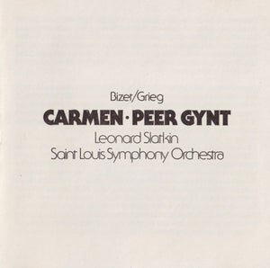 Bizet* / Grieg*, Leonard Slatkin, Saint Louis Symphony Orchestra : Carmen Suite - Peer Gynt Suite (CD, Album)