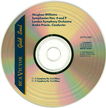 Load image into Gallery viewer, Vaughan Williams*, André Previn, London Symphony Orchestra : Symphonies Nos. 6 And 9 (CD, Comp, RE)

