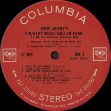 Laden Sie das Bild in den Galerie-Viewer, Gene Autry : Gene Autry's Country Music Hall Of Fame Album (LP, Comp, Pit)
