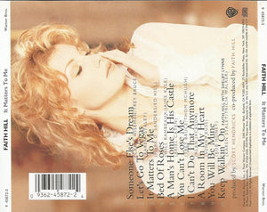 Faith Hill : It Matters To Me (CD, Album)