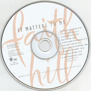 Faith Hill : It Matters To Me (CD, Album)