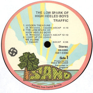 Traffic : The Low Spark Of High Heeled Boys (LP, Album, Los)