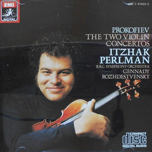 Charger l&#39;image dans la galerie, Prokofiev*, Itzhak Perlman, B.B.C. Symphony Orchestra*, Gennady Rozhdestvensky* : The Two Violin Concertos (CD, Album)
