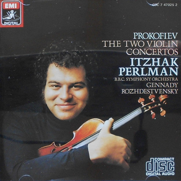 Prokofiev*, Itzhak Perlman, B.B.C. Symphony Orchestra*, Gennady Rozhdestvensky* : The Two Violin Concertos (CD, Album)