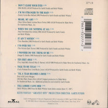 Load image into Gallery viewer, Keith Whitley : Greatest Hits (CD, Comp)

