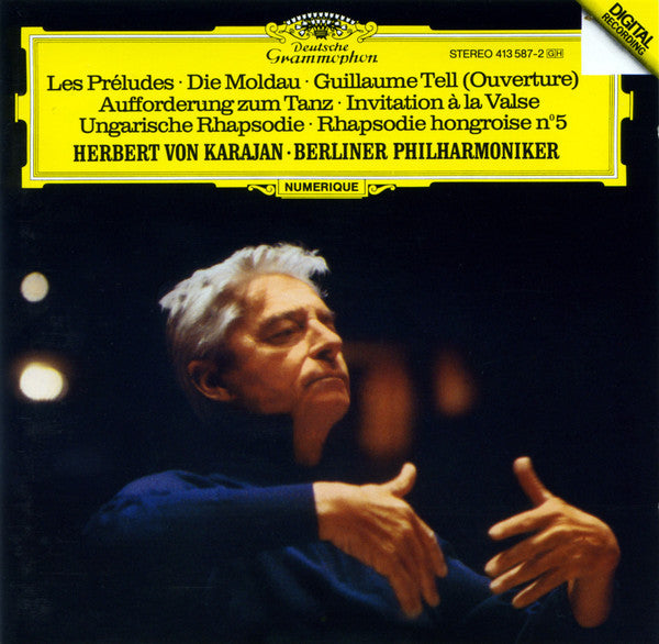 Herbert Von Karajan, Berliner Philharmoniker : Les Prèludes, Die Moldau, Overtüre 