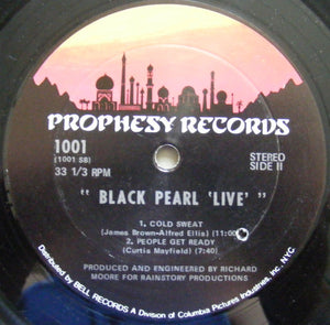Black Pearl (9) : Live (LP, Album)