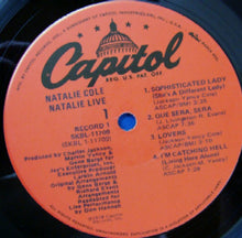 Laden Sie das Bild in den Galerie-Viewer, Natalie Cole : Natalie ... Live! (2xLP)
