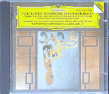 Charger l&#39;image dans la galerie, Beethoven*, Maurizio Pollini, Konzertvereinigung Wiener Staatsopernchor, Wiener Philharmoniker, Claudio Abbado : Symphonie No. 6 »Pastorale« • Chor-Fantasie = Choral Fantasy • Meeresstille Und Glückliche Fahrt = Calm Sea And Prosperous Voyage (CD, Album, PDO)
