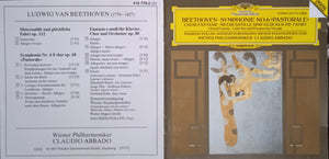 Beethoven*, Maurizio Pollini, Konzertvereinigung Wiener Staatsopernchor, Wiener Philharmoniker, Claudio Abbado : Symphonie No. 6 »Pastorale« • Chor-Fantasie = Choral Fantasy • Meeresstille Und Glückliche Fahrt = Calm Sea And Prosperous Voyage (CD, Album, PDO)