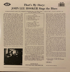 John Lee Hooker : That's My Story John Lee Hooker Sings The Blues (LP, Album, RE)