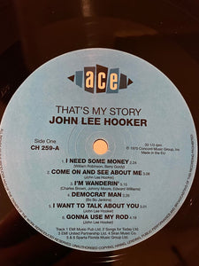 John Lee Hooker : That's My Story John Lee Hooker Sings The Blues (LP, Album, RE)