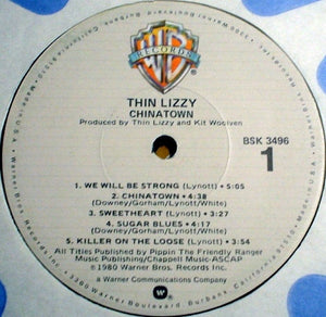 Thin Lizzy : Chinatown (LP, Album, Win)