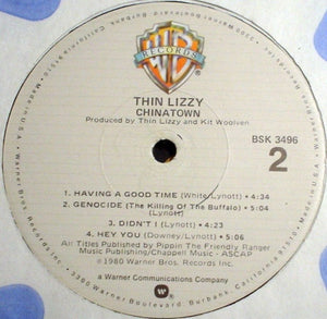 Thin Lizzy : Chinatown (LP, Album, Win)